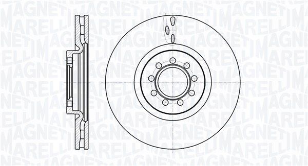 MAGNETI MARELLI Тормозной диск 361302040484